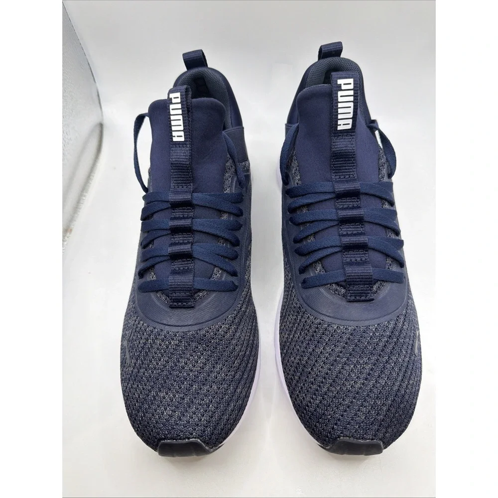 PUMA men's ENZO BETA WOVEN V3 athletic shoes size 9 M Blue. NIB